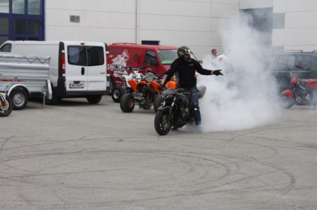 Motomotion Motorrad Burnout