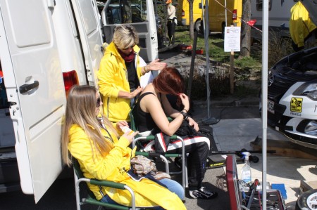 Rebenland Rallye 2014 Opel Corsa OPC Damen Massage Service