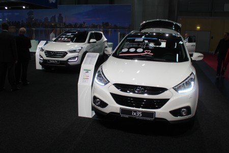 Vienna Autoshow 2015 Hyundai Santa Fe ix35
